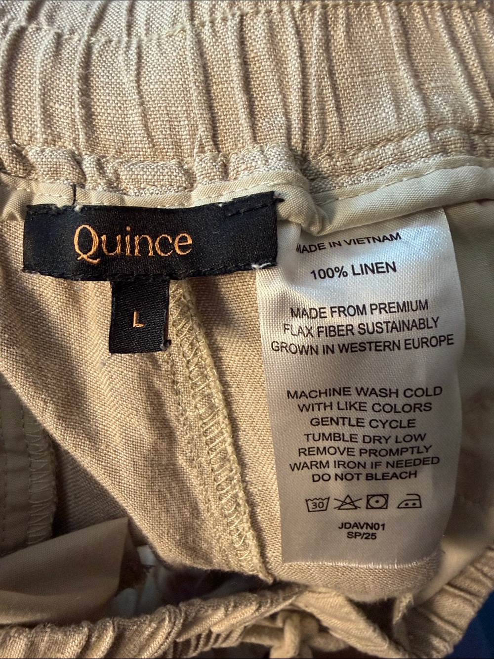 Quince Women’s 100% European Linen Wide Leg Pants - Picture 8 of 10